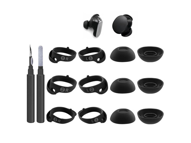 6 Pairs Replacement Ear Tips for Bose QuietComfort Earbuds,Black Silicon EarTip & Wigtips for Bose QuietComfort Ultra 2 2025/Ultra 1 2023/QC...