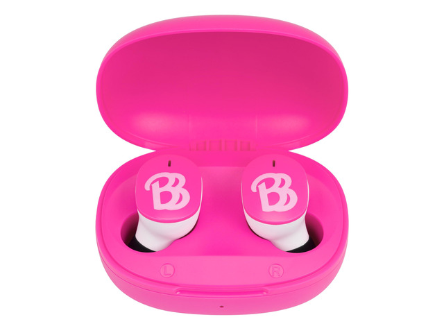 Barbie Wireless Earbuds with Mic, Bluetooth Earbuds with Charging Case