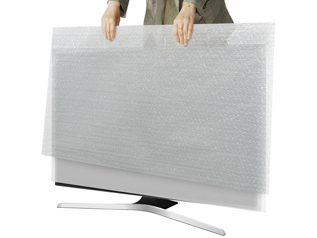 TV Cover for Moving, 2Pcs Foam, Bubble Wrap Flat Screen TV Cover Up to 65'' Thick Reusable TV Packing Kit Flat Screen TV Protection for TV...