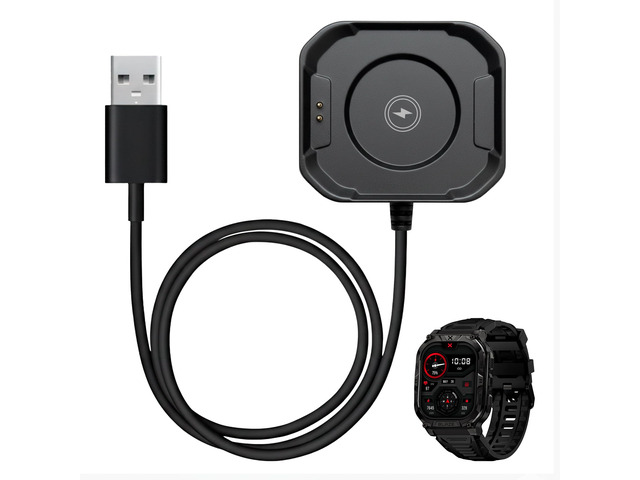 USB Charger Compatible for Smartwatch - Fast Charging Speed, Sleek Design, Reliable Functionality (Blaze S)