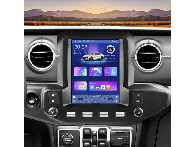 Android 14 Stereo Car Radio for Jeep Wrangler JL/Gladiator (2018-2023), 8Core 4G+64G GPS Navigation with 9.7 inch QLED Touchscreen via Carplay...
