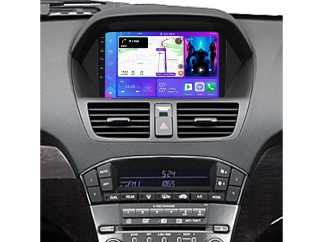 Android 15 Car Stereo for Acura MDX 2007-2013 Wireless CarPlay 9 Inch 1280x800 IPS Screen, Wireless Android Auto, 4GB+64GB, WiFi 6, Bluetooth...