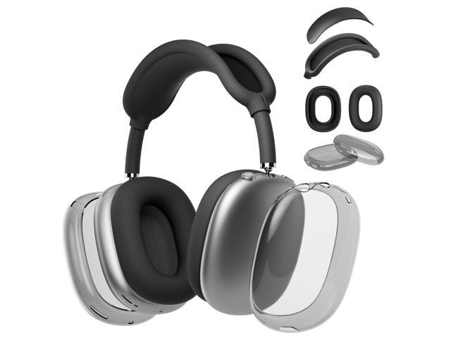 for AirPods Max 12 CaseSilicone Ear PadHeadband CoverClear Soft TPU Ear Cups 4 in 1 Accessories Protector for Apple AirPod Max 1st 2nd for AirPods Max 12 CaseSilicone Ear PadHeadband CoverClear Soft TPU Ear Cups 4 in 1 Accessories Protector for Apple AirPod Max 1st 2nd