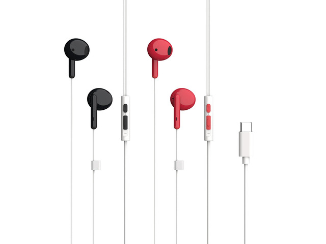 Two-Person USB-C Earbuds for Couples Dual Headphones with Individual Volume Control & Microphones Share Music, Movies & Audiobooks Together ...