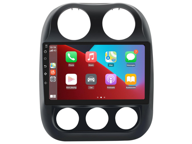 10.1 Inch Car Stereo Radio [2GRAM 32GROM] for Jeep Patriot Compass 2010-2016 with Wireless CarPlay Android Auto,Android 13 Player Radio with...