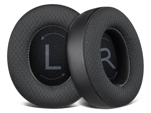 Mesh Earpads for Raycon Fitness/Everyday Headphones, Ear Pads Cushions with High-Density Memory Foam - Black