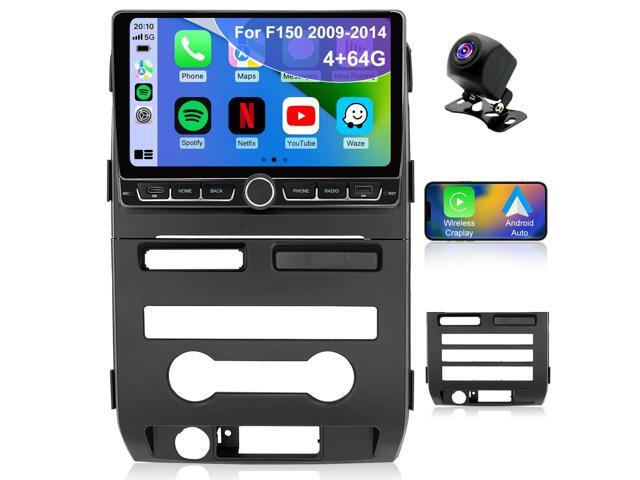 4+64G Car Radio for Ford F150 F-150 2009 2010 2011 2012 2013 2014, IPS Touch Screen Wireless CarPlay & Android Auto Stereo, 5G WiFi Bluetooth FM...