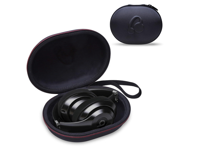 Headphones Carrying Case, Black Compatible with Beats Studio Pro, Solo 4, Studio 3, Solo 3, Solo 2 Over-Ear Headphones