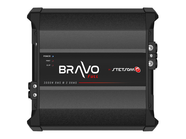Bravo Full 3000 2 Ohms Mono Car Amplifier, 3000.1 3K Watts RMS, 2 Stable Car Audio, HD Sound Quality, Crossover & Bass Boost, Car Stereo Speaker...