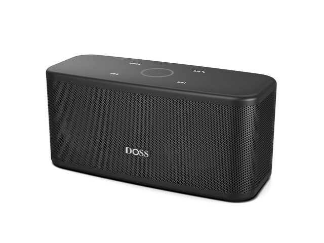 SoundBox Plus Portable Bluetooth Speaker with 16W Stereo Sound-Black Rich bass, 20H Playtime, Wireless Stereo Pairing, Hands-free Calls,...