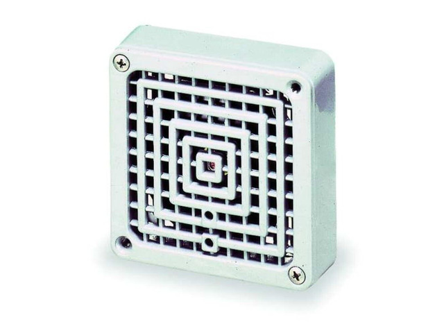 350-120-30 Vibratone Horn, 120VAC, 0.18 AC, Gray