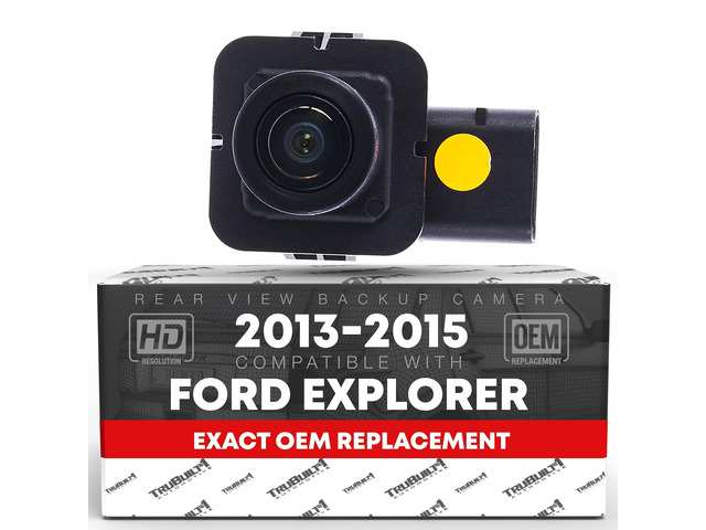 Rear View Backup Camera - Compatible with 2013-2015 Ford Explorer - Reverse Park Assist Camera Replacement - OEM EB5Z-19G490-A, 590-420