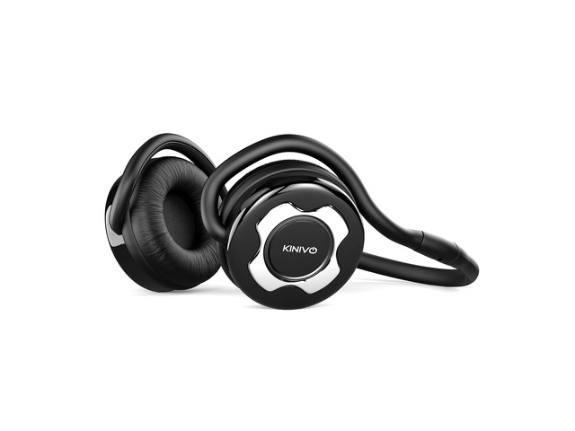 BTH220 Bluetooth Headphones (Black, On-Ear, Wireless Music, Hands-Free Calling, Built-in Mic, Foldable, Memory Form Earpads, Travel Bag)