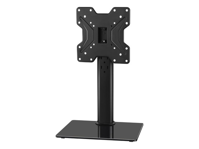 Universal TV Stand Base for 13 inch to 43 inch LED TV Table Top TV Mount Stand with Swivel Height Adjustable Hold up 77LBs