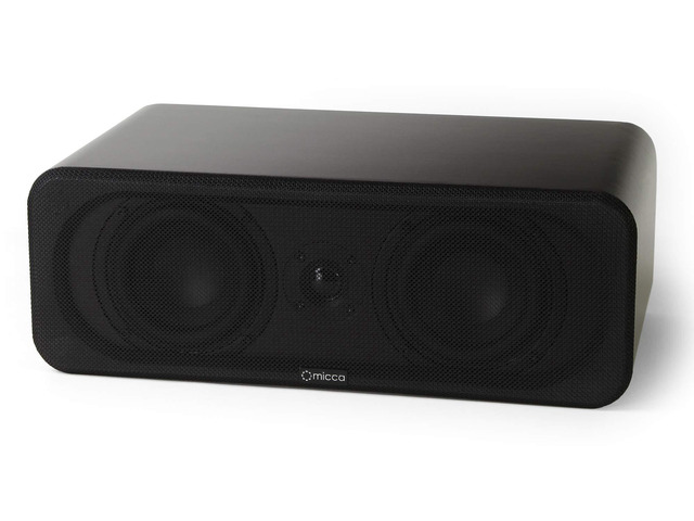 RB42-C Reference 2-Way Passive Center Channel Speaker, Each, Walnut Amplifier or Receiver Required, Dual Long-Throw 4-Inch Woofers, 0.75-Inch...
