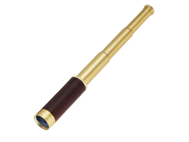 Pirate Spyglass Telescope, Caribbean Collapsible Spyglass 25x30 High Powered Zoomable Pirate Monocular Telescope Handheld Telescope Pirate Spyglass...