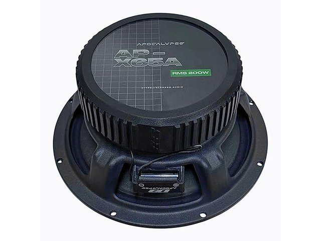 Apocalypse AP-X65A 6.5 Coaxial Midrange Car Speakers (Pair) 200W RMS, 400W Max