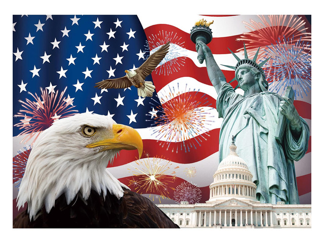 Independence Day Backdrop,7x5FT 4th of July Backdrop American Flag Background USA Flag Portrait Banner Patriotic Veterans Party Decor Supplies