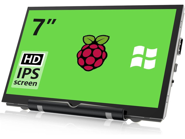 Raspberry Pi Screen, 7 Inch Portable Monitor External Display 800x480 IPS Screen Small HDMI Monitor for Raspberry Pi 400/4/3/2/Zero/B/B+ Jetson...