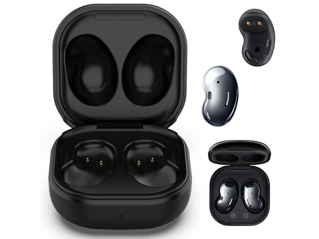 Charging Case for Galaxy Buds Live SM-R180 Earbuds (Black) Replacement Charger Case Cover Dock Station for Samsung Galaxy Buds Live Headphones