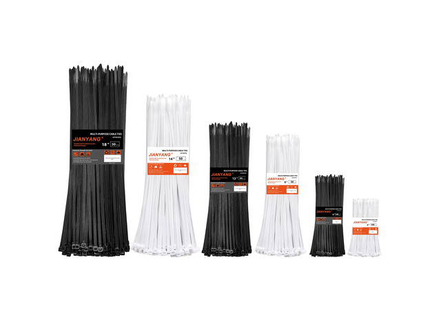 Zip Ties Assorted Size,400 Pack,6+8+12+14+18 Inch Double Sided Toothed,120 LBS Tensile Strength Heavy Duty Cable Wire Ties Self-Locking Adjustable...