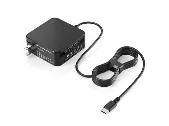 USB-C 65W Wall Charger Power Adapter for Lenovo Laptop ThinkPad T14 T15 X1 X13 E15 T480s T490 Yoga 7i 9i Thinkbook 13s 14 15 16 Plus Chromebook...