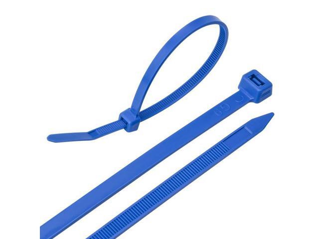 Tefzel Cable Tie,6' ETFE Zip Ties,High Temp Zip Tis Blue,Chemical Resistan for Demanding Industrial Applications (Pack of 100)