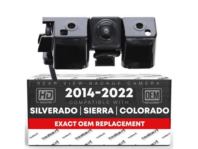 Rear View Backup Camera - Compatible with 2014-2015 Chevrolet Silverado; 07-21 Colorado; 14-15 GMC Sierra, 15-22 Canyon - Reverse Park Assist...