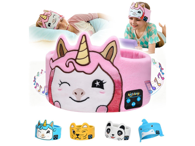 Kids Headphones Headband Wireless,Toddler Bluetooth Headband Volume Limited with Thin Speakers & Wired Playback 3.5 MM Jack,Perfect for Girls Boys...