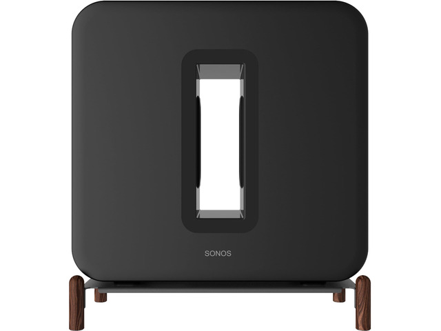 Real Wood Stand for Sub 4,The Holder Accessories Protect Sonos Sub 4 for Sound Better,Secure Stable Wooden Mount with Metal Frame for Sonos Sub 4,...