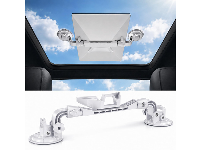 for Starlink Mini: Suction Cup Window Mount, Dual 3.5-Inch Cups Dedicated locking mechanism; multi-joint arm adjusts after setup, holds position,...