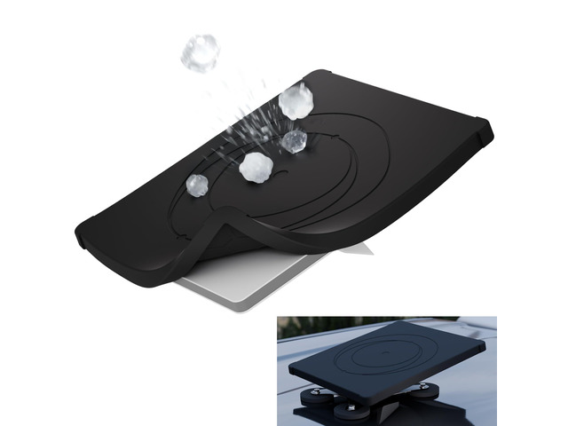 Starlink Mini Cover, Starlink Mini Protective Cover Liquid Silicone Sleeve Accessories for Camping Outdoor Protector from Scratching Hailstone Black