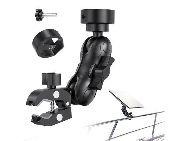 for Starlink Mini Mount 2026/2025 New Upgraded and 2024 Pipe Adapter Starlink Mini Clamp Mount for Car, RV, Yacht, Pole, Roof Rack, Camper,...