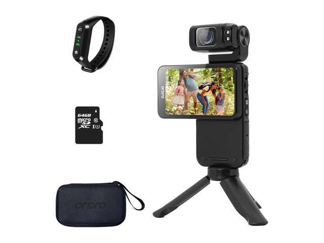 M3 Pocket Camera, 4K 60FPS Handheld Video Camcorder 5K & 3.5'' Rotatable IPS Screen WiFi & Night Vision Camera for Vlogging with 3250mAh...