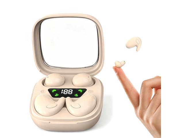 Flat Sleep Mini Invisible Small Tiny Earbuds Wireless Bluetooth Ear Buds for Sleeping Headphones Micro Smallest Discreet Sleep Earbuds Earphones...