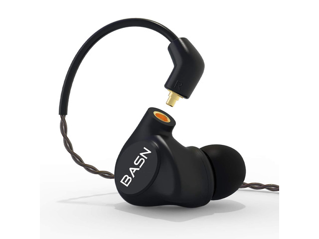 Metalen 4 Drivers in-Ear Monitor Headphones, Wired Earbuds, Matt Black 2BA+2DD Musicians Noise Isolating IEMs with Deep Bass, Two Detachable MMCX...