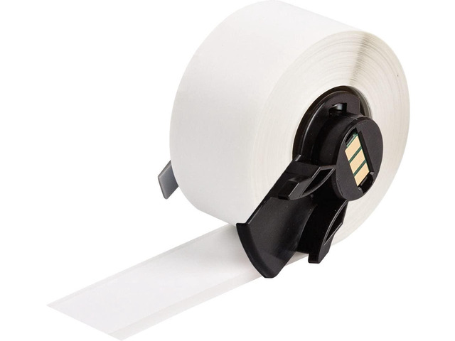 Multi-Purpose Vinyl Label Tape for M610, M611, M710, BMP61, and BMP71 Printers - 0.5' x 50', White. M6C-500-439