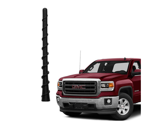 for GM Trucks 1999-2026 Short Flexible Antenna, Fits for Chevy Silverado/GMC Sierra 1500 2500 3500 Pickup Replacement Antenna Rod, Car Wash Safe, 7...