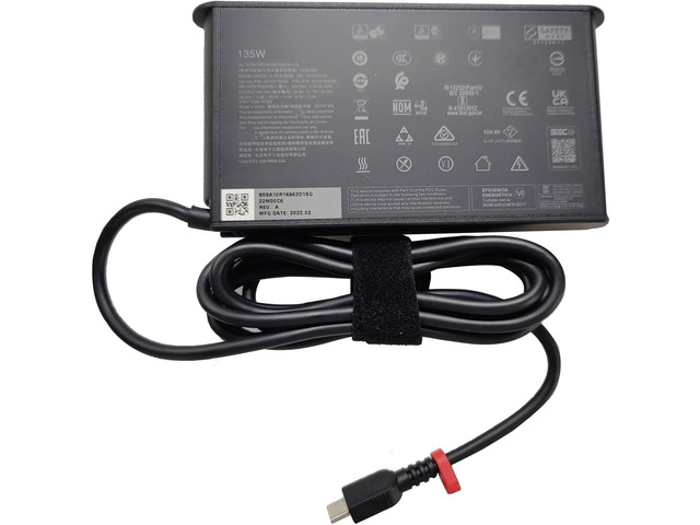 135W USB C Slim Laptop Charger Compatible with Lenovo ThinkPad P16s P14S Z16 P16 P15S T14 E15 L14 AMD G1 T16 Series-T16 G1 G2 Gen 5 4 3 2 1 21BU...