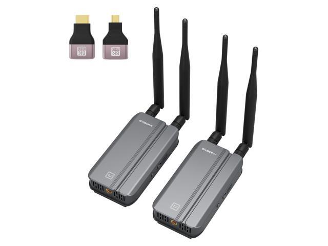 TransAir3 Wireless HDMI Transmitter & Receiver with IR for Home Use 1080P 60fps HD Video Output, Plug and Play, 1000FT, 9 Channels 5.8G...
