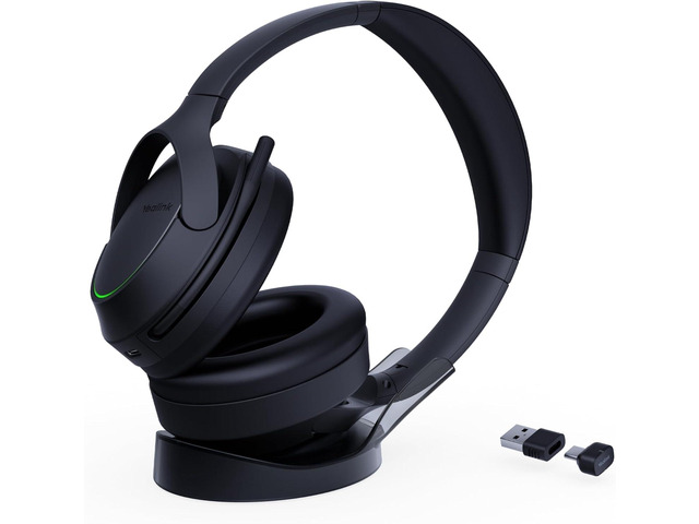 YealinkBH78 Wireless Bluetooth Headset with Charging Stand USB-C/A Active Noise Cancelling Over Ear Headphones (1208731)