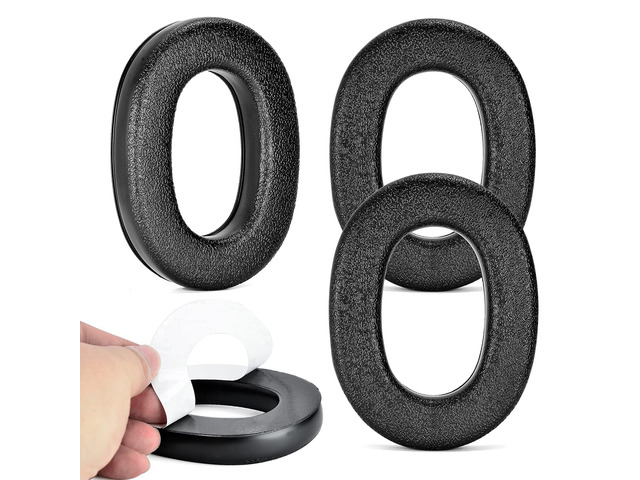 4PCS Earpads for 3M WorkTunes(90543, 90544, 90542, 90541) Also for Peltor Sport(Tactical TAC 100/300/500, 90565, 90566, 97040, 97041,...