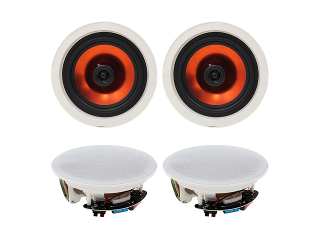 8 Inch 800 Watts High Power Ceiling Speakers - Flush Mount, Crisp Sound for Home Theater, Living Room, Office, Kitchen & Covered Patio2 Paris