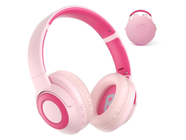 Kids Bluetooth Headphones with ANC, Wireless Over-Ear Headset for Boys and Girls, Foldable & Adjustable, Ideal for School, Travel and Online...