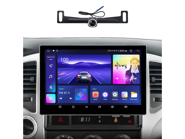 11.5' 4G+64G Car Radio Stereo Upgrade for 2005-2015 Toyota Tacoma Carplay Android Auto GPS Navigation WiFi Bluetooth Mirroring Touchscreen...