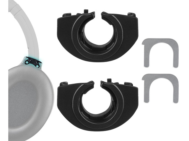 Hinge Swivel Replacement for Sony WH-1000XM4 Headphones, Left & Right Rotation Joint Pivot Repair Parts Accessories for WH1000XM4 - Black