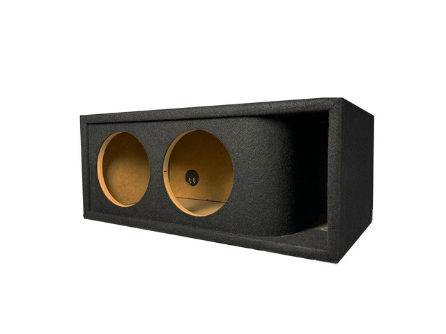 Dual 12 Inch Subwoofer Box Kerf Ported Subwoofer Enclosure Low-Tuned Car Audio Bass Box Pro Series Made in USA