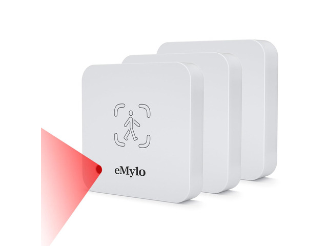 WiFi Human Presence Sensor, Millimeter Wave Radar Motion Detector 3 Pack, No Hub Required, 24/7 Smart Detection for Home & Business, Compatible...