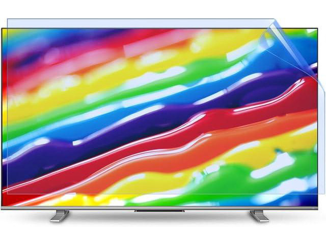 Anti Glare TV Screen Protector for 50 InchTV, Indoor Outdoor Anti Glare TV Film Blue Light Screen Frosted Film