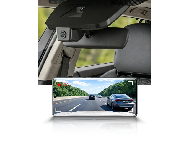 4K Dash Cam Suitable for Toyota Tacoma 2024-2026 & Tacoma Hybrid, Integrated OEM Look, UHD 2160P Video, Built-in WiFi & APP, Loop Recording,...